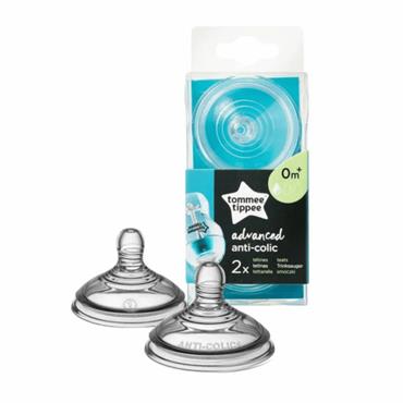 Tommee Tippee Advanced Anti-Colic 0M+ Teats - Slow Flow