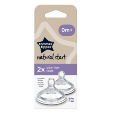 Tommee Tippee Natural Start 2X Vari Flow Teats 0Months+