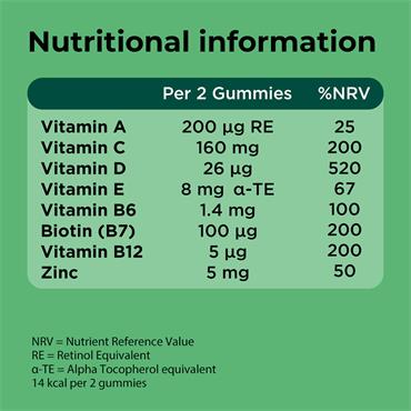 Berocca Immune Support Orange Flavour - 60 Gummies