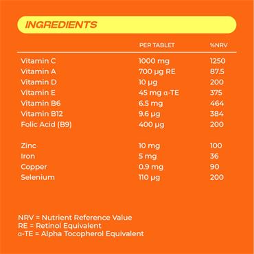 Berocca Immuno Orange - 15 Effervescent Tablets