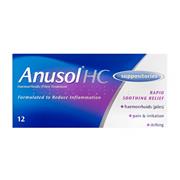 Anusol HC Suppositories - 12 Pack