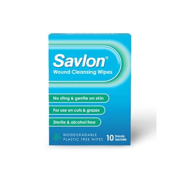 Savlon Wound Cleansing Wipes 10's
