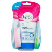 Veet In Shower Hair Removal Cream Sensitive Skin