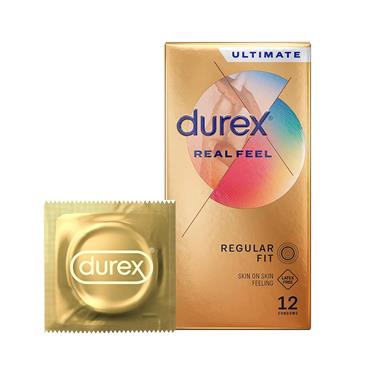 Durex Real Feel Condoms - 12 Pack