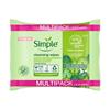 Simple Cleansing Wipes Banded Pack - 2 x 25 Pack