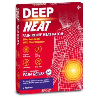 Deep Heat Pain Relief Heat Patch - 4 Patches