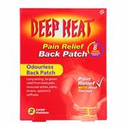 Deep Heat Pain Relief - 2 Large Back Patches