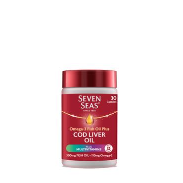 Seven Seas Cod Liver Oil With Multivitamins 30 Capsules