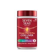 Seven Seas Cod Liver Oil Plus Multivitamin Capsules 90's