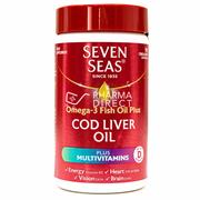 Seven Seas Cod Liver Oil Plus Multivitamin Capsules 90's
