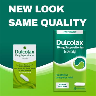 Dulcolax 10mg Suppositries 12 Pack 