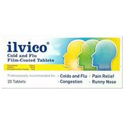 Ilvico Cold & Flu Tablets - 20 Pack