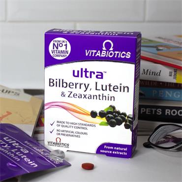 Vitabiotics Ultra Bilberry, Lutein & Zeaxnthin - 30 Tablets