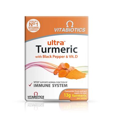Vitabiotics Ultra Turmeric with Black Pepper and Vit. D 60 Tablets