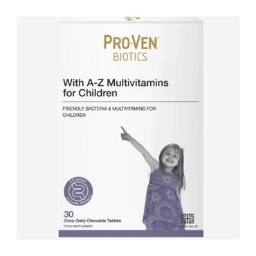 Pro-Ven Children A-Z Multivitamin - 30 Chewable Tablets 