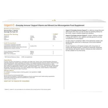 Pro-Ven Biotics Urgent-C 1000mg + Vitamin C 30 Sachets