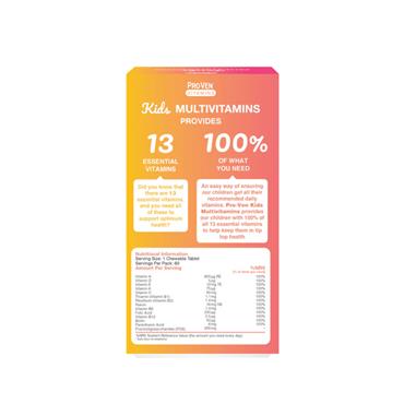 Pro-Ven Vitamins Multivitamins Kids - 60 Chewables 
