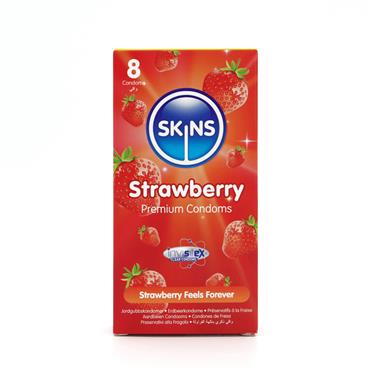 Skins Condoms Strawberry - 8 Pack