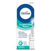 Otrivine Congestion Relief Menthol Spray 10ml