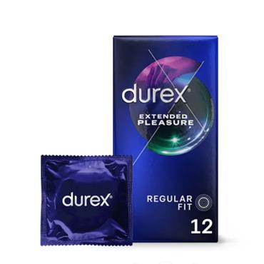 Durex Extended Pleasure Condoms - 12 Pack