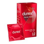 Durex Thin Feel Condoms - 12 Pack - Regular Fit