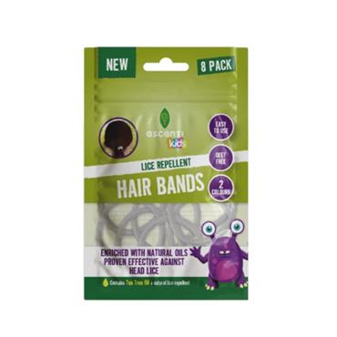 Escenti Kids Lice Repellent Hair Bands - 8 Pack