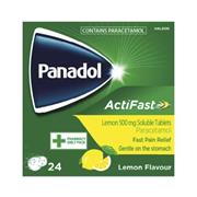 Panadol Acifast Soluble Lemon - 24 Tablets