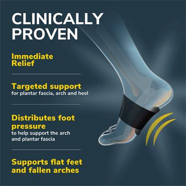 Scholl Foot Arch Support Sleeve Fits All 