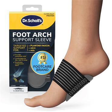 Scholl Foot Arch Support Sleeve Fits All 