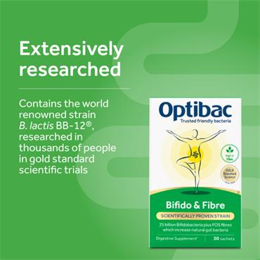Optibac Bifido & Fibre - 30 Sachets
