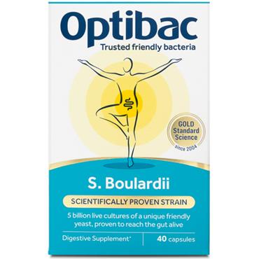 OptiBac Saccharomyces Boulardii 40 Capsules 