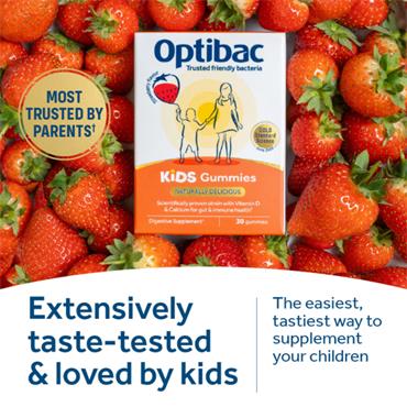 Optibac Kids Gummies Strawberry - 30 Pack