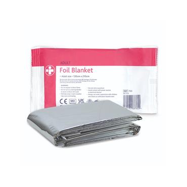 Pharmacare Foil Blanket Adult Size 130cm x 210cm
