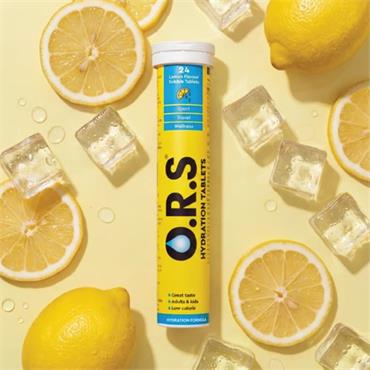 ORS Hydration Tablets Lemon 24 Pack 