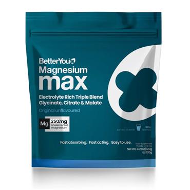 BetterYou Magnesium Max 3-in-1 Original Powder - 120G