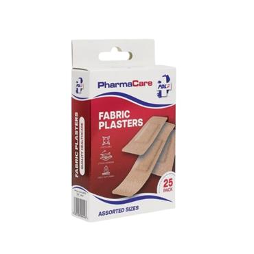 Pharmacare Assorted Fabric Plasters - 25 Pack
