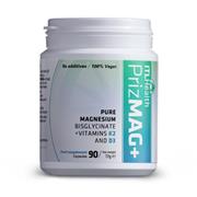 PrizMAG Pure Magnesium Bisglycinate + Vit K2&D3 - 90 Capsules