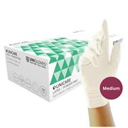 UniGloves Latex Powder Free 100 Pack - Medium