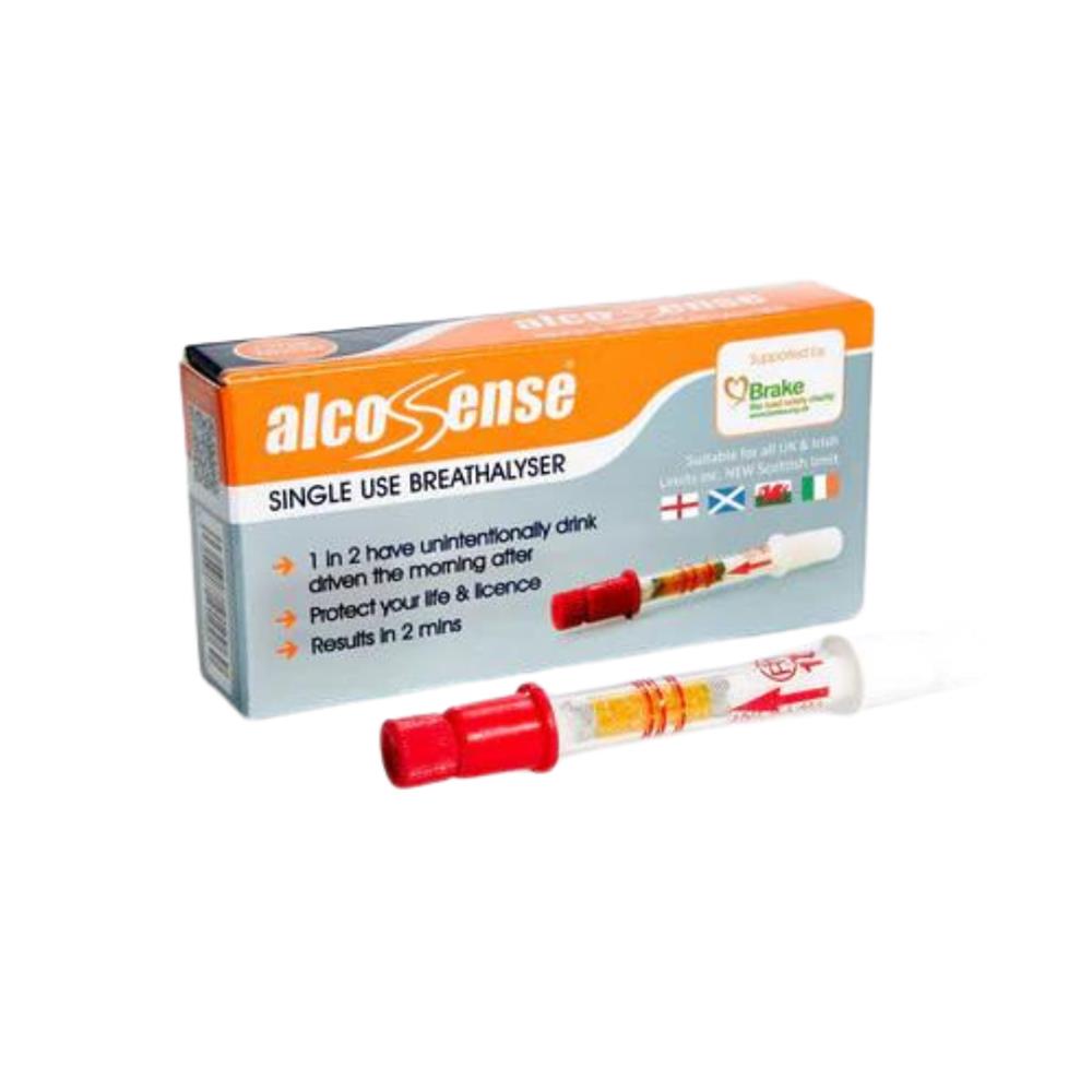 AlcoSense Single Use Breathalyser (1 Pack)