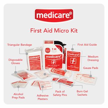 Medicare First Aid Travel Micro Kit 1-2 Persons