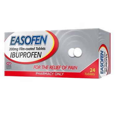 Easofen 200mg Ibuprofen Tablets 24 Pack 