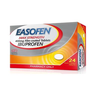 Easofen Maximum Strength 400mg Ibuprofen 24 Pack