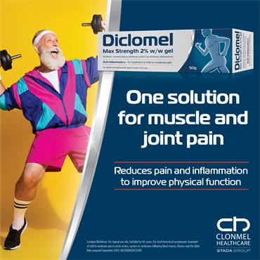 Diclomel Max Strength 2% Diclofenac Gel 50g