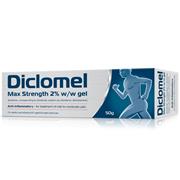 Diclomel Max Strength 2% Diclofenac Gel 50g