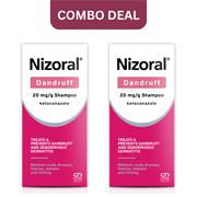 Nizoral Dandruff 20 mg/g Shampoo 100ml  - Two Packs