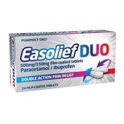 Easofen Easolief Duo Paracetamol 500mg & Ibuprofen 150mg Tablets 24 Pack