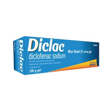 Diclac Anti-Inflammatory Pain Relief 2% W/W Gel - 100G