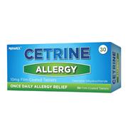 Cetrine Allergy Tablets 30 Pack