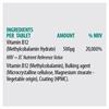Sona B12 Methylcobalamin 500mcg 60s