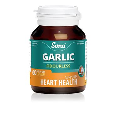 Sona Garlic Odourless - 60 Capsules
